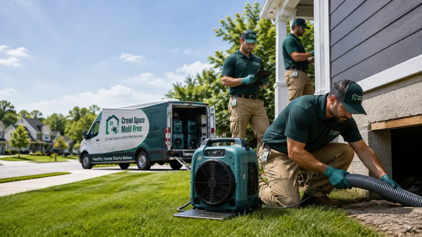 Crawl Space Mold Removal in Freedom, CA